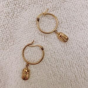 Mejuri Vermeil 18k Gold plated small hoops